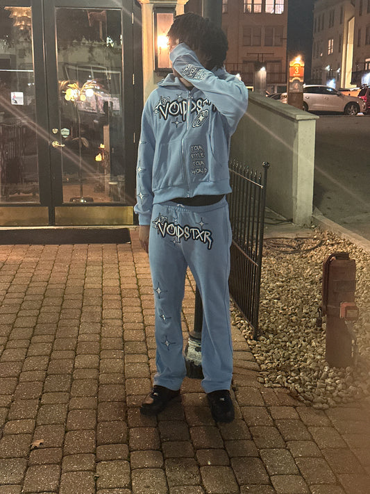 VOIDSTXR SWEATPANTS (BLUE)