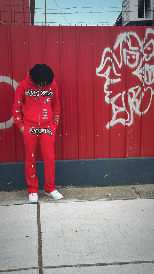 VOIDSTXR SWEATPANTS (RED)